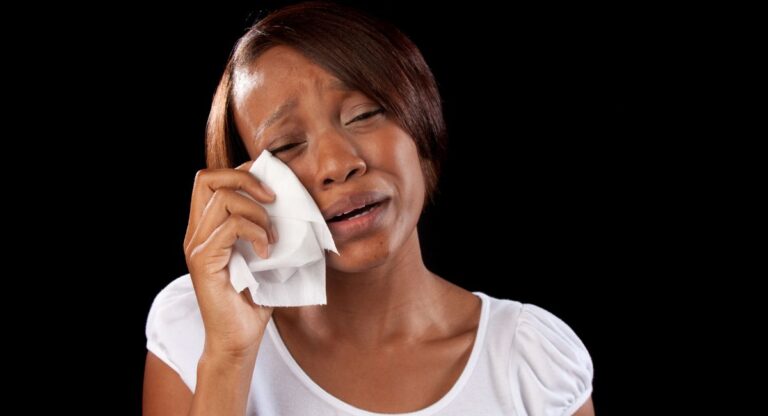 making yourself miserable woman crying
