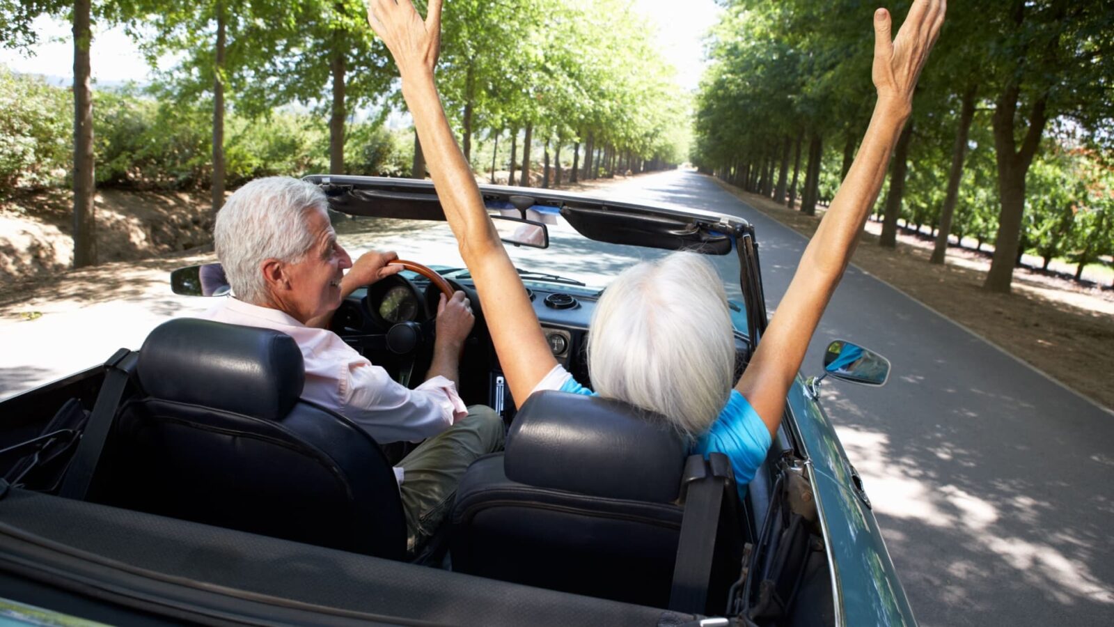 happy retired couple