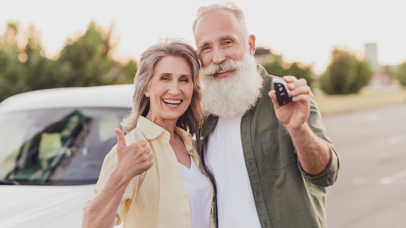 happy retired couple